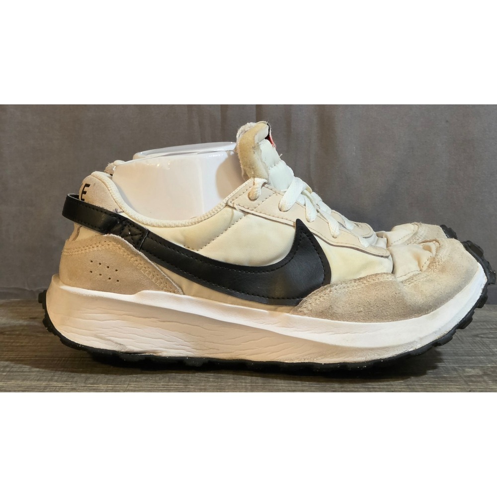 Nike Waffle Debut Lace Up Sneakers Women's Size 8.5 Cream